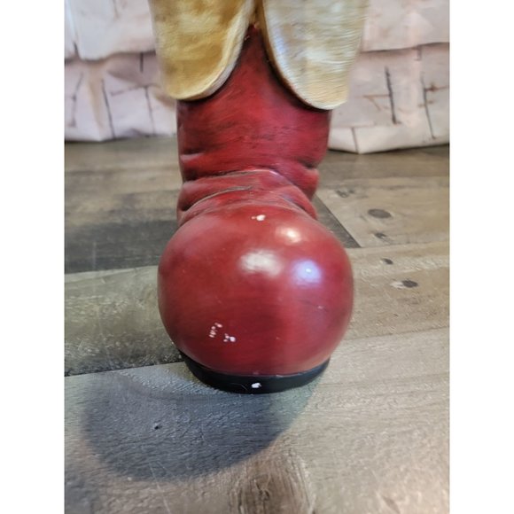 Wooden stocking boot pine cone present wreath xmas decor - Picture 3 of 8